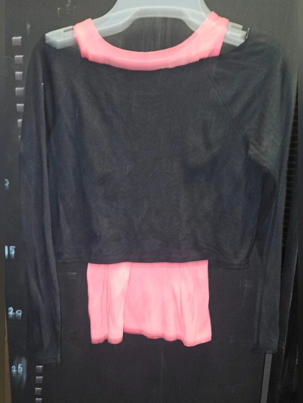 Justice Active Pink Performance Tee with Silver Logo Love Dance Print Size 10